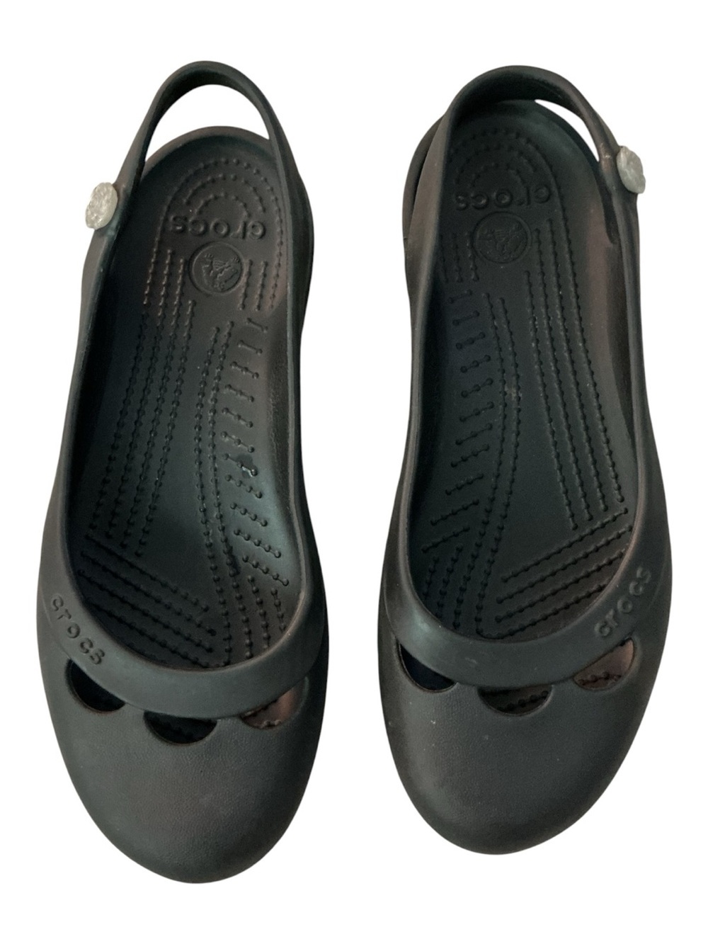 CROCS Women’s Black Slingback Flats